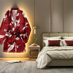 Ensemble de pyjama décontracté pour femmes en gros ODM, respirant, manches longues, 3 pièces, imprimé de dessins animés, pour la maison - Product Image 2