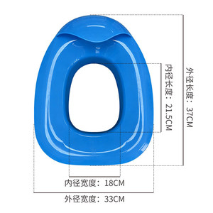 Barrière urinaire Deda pour lit médicalisé, bleue, anti-fuite, forme aliforme, pour soins aux personnes âgées alitées - Product Image 5