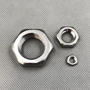 Tobo thép không gỉ mỏng <span class=keywords><strong>Hex</strong></span> <span class=keywords><strong>Nut</strong></span> tốt chủ đề <span class=keywords><strong>Hex</strong></span> Máy Vít hạt - Product Image 3