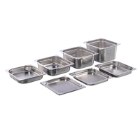Perforiertes Edelstahl-Dampfgar- und Abtropfblech 1/1 für Dampfgarbehälter Gastronorm GN-Behälter