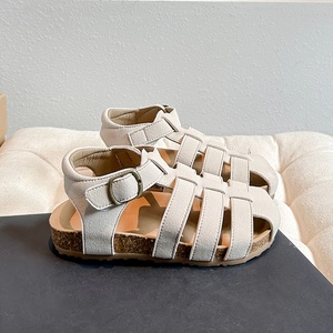 Nuovo arrivo moda estiva bambini Outwear <span class=keywords><strong>scarpe</strong></span> da spiaggia tinta unita Casual per bambine e bambine sandali - Product Image 4