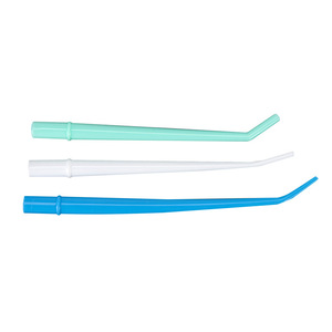 Tubo de Succión Curvo Quirúrgico Dental Golden Light, Extractor de Saliva Oral Desechable, Múltiples Colores, Dispositivo Médico Clase I - Product Image 1