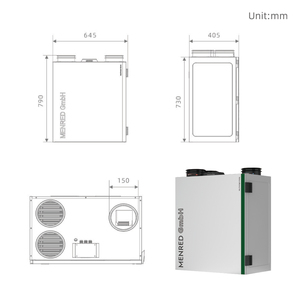 Deshumidificador de Alta Capacidad con Ventilación y Aire Fresco para Toda la Casa, Control de Humedad para Villas - Product Image 4