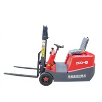 Mini-Elektrostapler Dreirad-Hydraulikstapler mit Zweistufenmast und Blei-Säure-Batterie für Restaurant und Lager