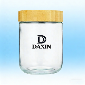 Frascos <span class=keywords><strong>de</strong></span> Vidrio <span class=keywords><strong>de</strong></span> 10oz, 16oz y 25oz con Tapas <span class=keywords><strong>de</strong></span> Bambú y <span class=keywords><strong>Cucharas</strong></span>, Recipientes Herméticos <span class=keywords><strong>para</strong></span> Avena Nocturna, Aperitivos y Especias - Product Image 3