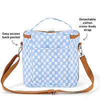 Sac à déjeuner portable en polyester Oxford écologique avec impression personnalisée, doublure en aluminium pour femmes, pique-nique, isotherme