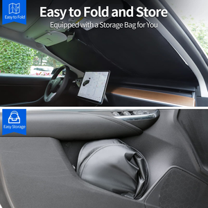 แผ่นบังแดดกระจกหน้ารถแบบพับได้สั่งทำพิเศษ - Product Image 4