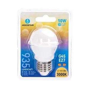 Ampoule LED E27 10W 3000K à angle large, idéale pour une éclairage clair et efficace dans les espaces domestiques et commerciaux. - Product Image 2