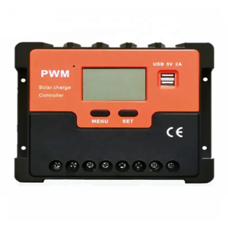 Factory direct sale 12v/24v/48v Auto Switch PWM Solar Charge Controller setting 50A 60A with 2 year warranty