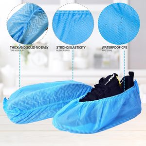 Penutup sepatu sekali pakai sementara portabel, tahan debu universal tanpa anyaman truncation - Product Image 6