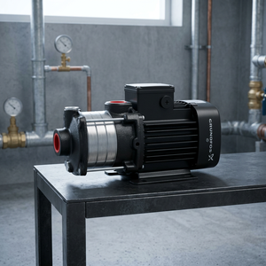 Bomba de Refuerzo Grundfos CM5-2 Monofásica Eléctrica de Alta Presión con 1 Salida de Agua de Acero Inoxidable - Product Image 2