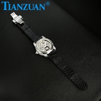 Reloj de lujo de moissanita completa con movimiento transparente para hombre, reloj de pulsera mecánico Hip Hop Iced Out Moissanite, reloj de joyería para hombre