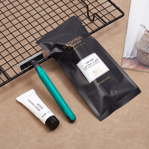Kit de salle de bain jetable pour hôtel, gîte, maison d'hôtes et spa, rasoir en acier inoxydable, exfoliant à injection de colle, modèle JDCQ-033, AUTRE - Product Image 4