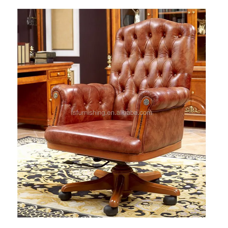 Chaise de bureau en cuir, mobilier de bureau moderne, meuble italien, offre spéciale, YB66