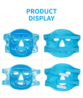 Masque facial et sac de compresse chaude/froide pour la migraine, peluche douce, masque facial glacé, poche de glace pour la rééducation, soulagement de la douleur