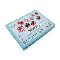 Calendrier de l'Avent vide pour friandises pour chiens en matériaux recyclés CustomDown avec pelliculage brillant/mat et gaufrage