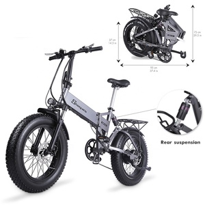 Bicicleta Eléctrica Plegable SHENGMILO Mx21 <span class=keywords><strong>2023</strong></span> al por Mayor, 20 Pulgadas, 48v 500w, Batería de 13Ah, Bicicleta Eléctrica Urbana con Llantas Gruesas - Product Image 3