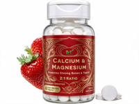 OEM Calcium & Magnésium 60 comprimés - Complément alimentaire quotidien pour la santé du cœur, des os, du système immunitaire et du cerveau - avec Vitamine D3