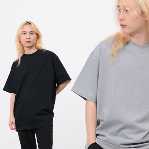 T-shirt Homme Luxe en Coton 100% de Haute Qualité, Grammage Lourd, Uni, Coupe Oversize, Personnalisable par Impression et Broderie - Product Image 5