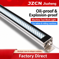 Lampe de travail universelle Jiuzheng 110-220V en alliage d'aluminium de 350 mm de long pour machine-outil, LED de sécurité antidéflagrante avec alarme incendie pour la maison