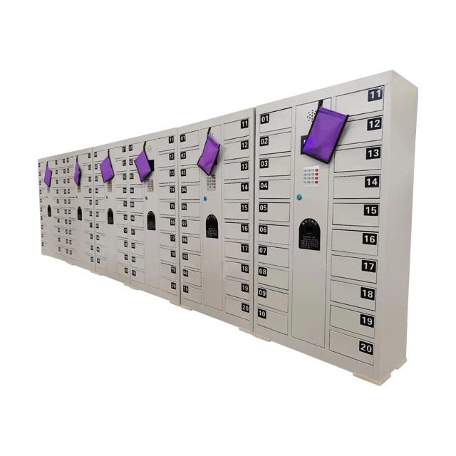 High Quality Electronic Smart Lock Mobile Phone Charger Locker Metal Cell Phone Charging Station for Public