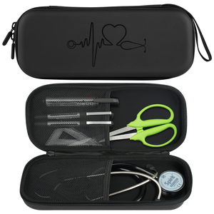 Экологически чистый чехол на молнии с сетчатыми карманами EVA стетоскоп Прочный чехол противоударный дорожный мешок для хранения небольших аксессуаров - Product Image 3