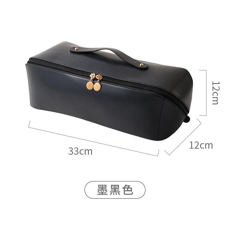 กระเป๋าใส่ไดร์เป่าผมทรงหมอน - สีดำ