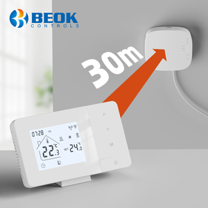 Thermostat d'ambiance sans fil, auto-installable, contrôle précis de la température, faible consommation d'énergie, commande vocale, Tuya <span class=keywords><strong>Smart</strong></span> <span class=keywords><strong>Life</strong></span> - Product Image 1