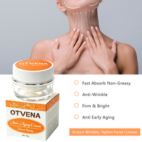 Crème anti-âge OTVENA, marque réputée, crème visage anti-âge au rétinol avec peptides, lisse les rides, réparation profonde de la peau