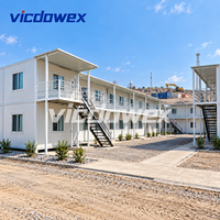 VICDOWEX Maison conteneur préfabriquée personnalisée pour camp de construction, bureau, entrepôt, logement pour travailleurs