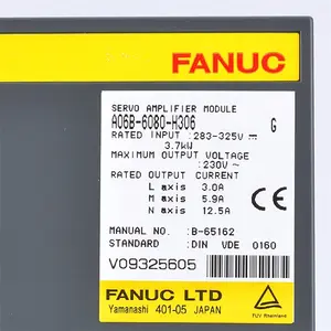 Fanuc modul Driver Amplifier Servo asli Jepang kontrol Cnc A06B-6080-H306