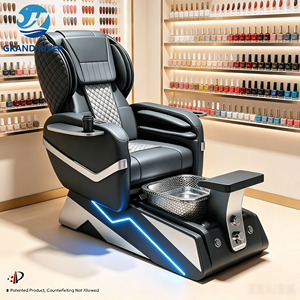 Sillón de Pedicura de Lujo Grandriver, Sillón de Spa para Pedicura <span class=keywords><strong>con</strong></span> Drenaje, Nuevo Diseño, Sillón de Pedicura para Salón de Belleza <span class=keywords><strong>con</strong></span> Vaporizador - Product Image 3