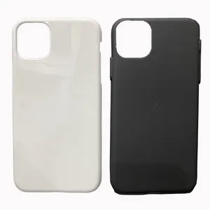 适用于Iphone 11 12 13 14 15 pro plus的涂层坚韧升华手机壳优质3D空白2in 1手机壳