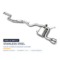 Système d'échappement Catback à soupapes en acier inoxydable pour BMW 325i 2.5 N52 E90 E92 E93 2005-2009, son sportif de course, silencieux performant