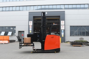 <strong>High</strong> Performance 1ton 1.5ton Narrow Aisle Three-way <strong>Forklift</strong> Electric Pallet Stacker Lift 12m 13m VNA <strong>Forklift</strong> Reach Truck - Product Image 2