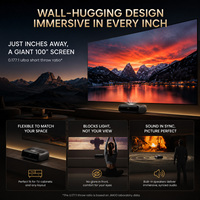 Projecteur laser triple ultra courte focale JMGO O3 Ultra 4K UHD natif, 4000 lumens ISO, rapport de projection 0,177:1, projecteur home cinéma