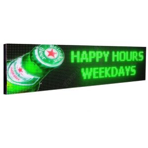 Letrero LED Programable con Mensaje Desplazable, Tablero Digital para Exteriores, Letrero Publicitario LED a Todo Color, Compatible con WiFi y USB - Product Image 1