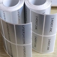 Rollos de Etiquetas Autoadhesivas de Papel Recubierto, Vinilo PVC, PET, PP, Tela Reflectante Magnética, Impresión CMYK con Forma Personalizada