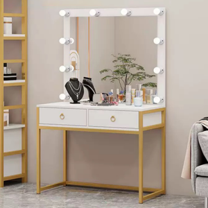 ไอสตาโปรโม ของขวัญ เฟอร์นิเจอร์อัจฉริยะ <span class=keywords><strong>โต๊ะ</strong></span><span class=keywords><strong>เครื่อง</strong></span><span class=keywords><strong>แป้ง</strong></span>สไตล์โมเดิร์นเรียบง่ายแบบเจ้าหญิง ตู้ข้าง <span class=keywords><strong>โต๊ะ</strong></span><span class=keywords><strong>เครื่อง</strong></span><span class=keywords><strong>แป้ง</strong></span>พร้อมกระจก  <span class=keywords><strong>เก้าอี้</strong></span>  ไฟ LED  ไม้เนื้อแข็ง - Product Image 1