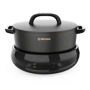 Excellent Quality Fashion Cooker Hot Pot And Grill With Smart Touch Panel And Power Seal Lid