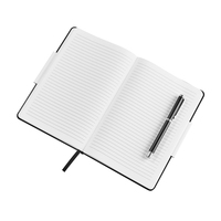 Journal en papier de pierre étanche PU noir