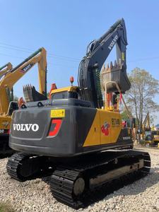 Excavatrice d'occasion Volvo EC140DL 14 tonnes, modèle 2024, moteur Deutz, pompe, godet de 0,6 m³, équipement de construction pour vidéo - Product Image 3