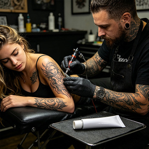 Nouvelle Crème Réparatrice Tatouage 10g : Nourrissante et Optimisée pour les Studios de Tatouage et Salons de Beauté – Soin Quotidien - Product Image 2