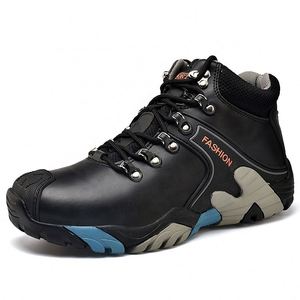 Bottes de sécurité à semelle <span class=keywords><strong>souple</strong></span>, bottes de sécurité <span class=keywords><strong>en</strong></span> <span class=keywords><strong>cuir</strong></span> pour entrepôt, chaussures de sécurité <span class=keywords><strong>en</strong></span> gros, chaussures de sécurité mi-montantes à embout d'acier - Product Image 6