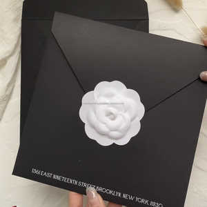 ซองการ์ดของขวัญงานแต่งงานแบบกำหนดเอง พร้อมโลโก้ลายนูนหรูหรา กระดาษแฟนซี พิมพ์ออฟเซ็ต ปั๊มร้อน - Product Image 2