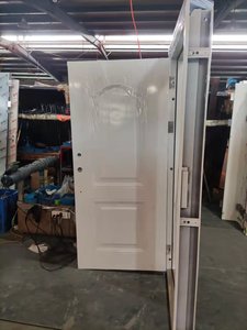 Puerta de Entrada de Acero de 36 X 80 y Puerta Principal de Acero Moderna para Exteriores Residenciales para el Mercado de Bahamas - Product Image 6