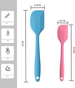 Nhà máy trực tiếp Silicone thìa Silicone thìa thìa Silicone bếp thìa baking & Pastry công cụ chấp nhận biểu tượng tùy chỉnh - Product Image 4