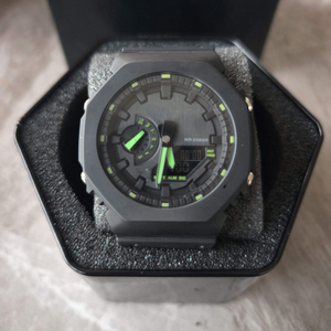 นาฬิกาอนาล็อก-ดิจิตอล <span class=keywords><strong>G</strong></span>-Series รุ่นขายดี GM-2100 ตัวเรือนสแตนเลส หน้าปัดคริสตัลแซฟไฟร์ กันน้ำลึก 50 เมตร ทนต่อแรงกระแทก - Product Image 4