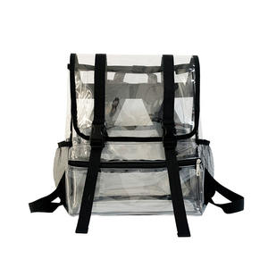 Custom Heavy Duty Pvc Transparent School Backpack <b>Clear</b> <b>Bag</b> Matte <b>Plastic</b> <b>Bag</b> Transparent <b>Clear</b> School Backpack <b>Bag</b> Backpack - Product Image 3