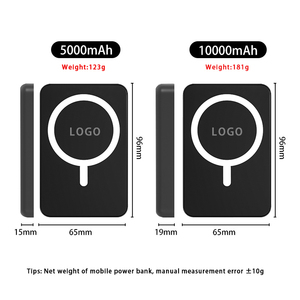 5000 10000 Mah Banco De Potência Sem Fio Magnético Portátil Carregador Rápido 5000mah Batterie Externe Pour Tlphone 10000 mah para iphone - Product Image 2